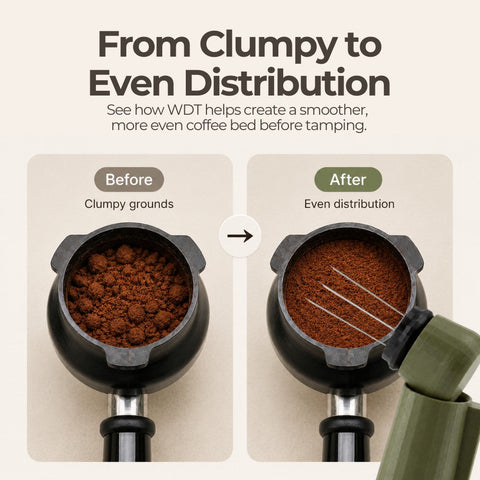Espresso WDT Tool with Magnetic Holder | Needle Coffee Stirrer