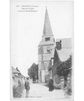Mametz, France – Rue de l’Eglise Before the Bombardment – Postcard Early 20th Century