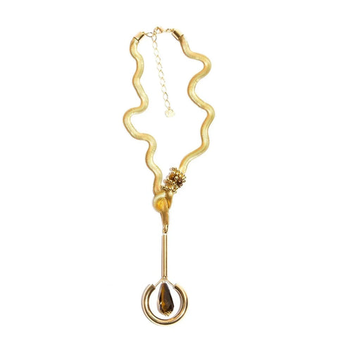 Collier à pendentif chic en howlite Mãos da Terra