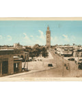 Marrakech, Morocco – La Koutoubia et Vue d’Ensemble, Early 20th Century Postcard