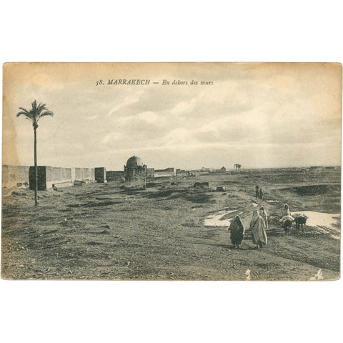Marrakech, Morocco Postcard – Early 20th Century