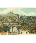 Marseille, France – Bird’s - eye Panorama – Postcard Early 20th Century