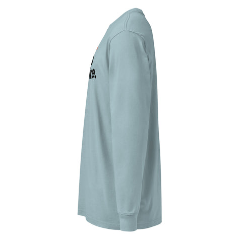 Agave men's heavyweight long sleeve tee, left view – ZIPZAPPA