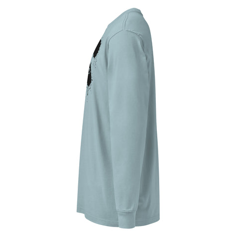 Agave men's heavyweight long sleeve tee, left view – ZIPZAPPA