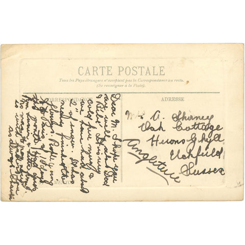 Menton, France – Le Pont Saint - Louis – Postcard Early 20th Century