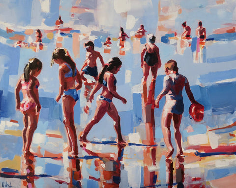 Mikel Béchu - Baignade bleue