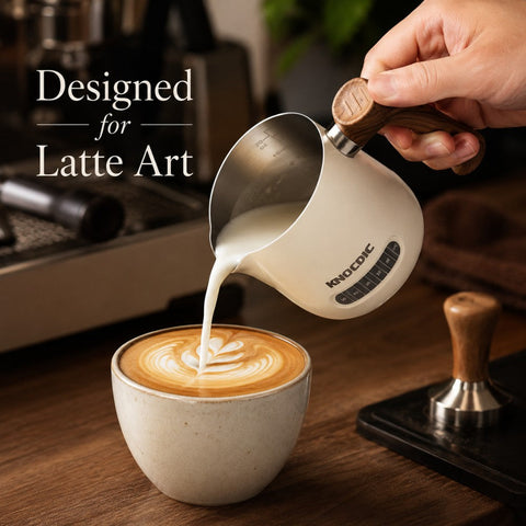 600ml Milk Frothing Pitcher with Thermometer