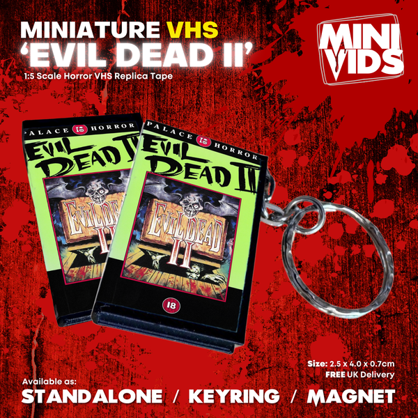 Evil Dead II 'MiniVids' Miniature Horror VHS