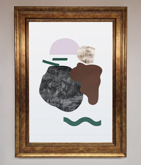 Modern Splodge Framed Print