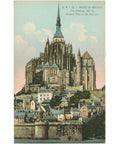 Mont - Saint - Michel, France Postcard Mid - 20th Century