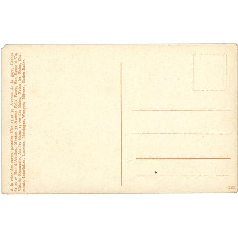 Monte Carlo, Monaco –View of the Casino – Postcard Early 20th Century