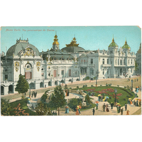Monte Carlo, Monaco –View of the Casino – Postcard Early 20th Century
