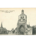 Montreuil - sur - Mer, France – Place Gambetta – L’Église St - Saulve et la Chapelle de l’Hôtel Dieu – Postcard