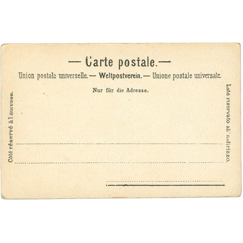 Montreux, Switzerland - Grand' Rue Postcard Early 20th Century