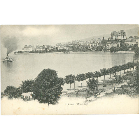Montreux, Switzerland –Lake Geneva – Postcard Early 20th Century