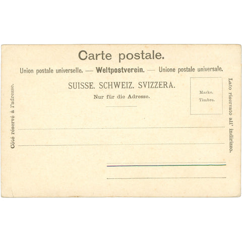 Montreux, Switzerland - Le Pont Postcard Early 20th Century