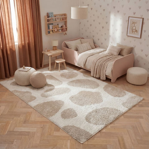 Tapis Moodi Shaggy Crème Kora