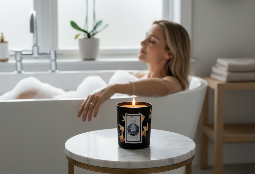 Moon Lily – Luxury Lily & Amber Soy Candle (30cl)