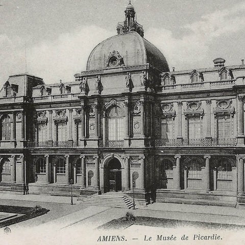 Musée de Picardie, Amiens France Vintage Postcard