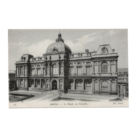 Musée de Picardie, Amiens France Vintage Postcard