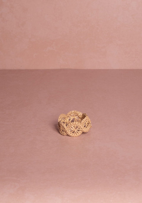 Atlántico Iraca Woven Napkin Ring, Natural
