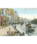 Naples, Italy – Strada Marina Nuova – Postcard Mid - 20th Century