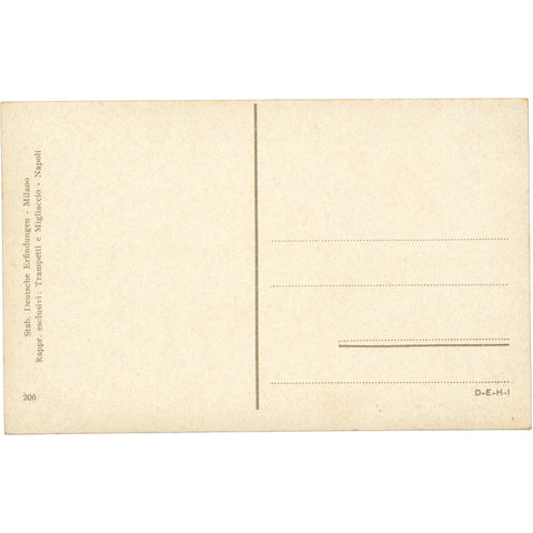 Naples, Italy – Villa Municipale – Postcard