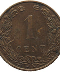 Netherlands Coin 1906 One Cent Wilhelmina