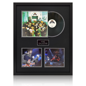 Noel Gallagher Signed The Masterplan LP Elite Frame