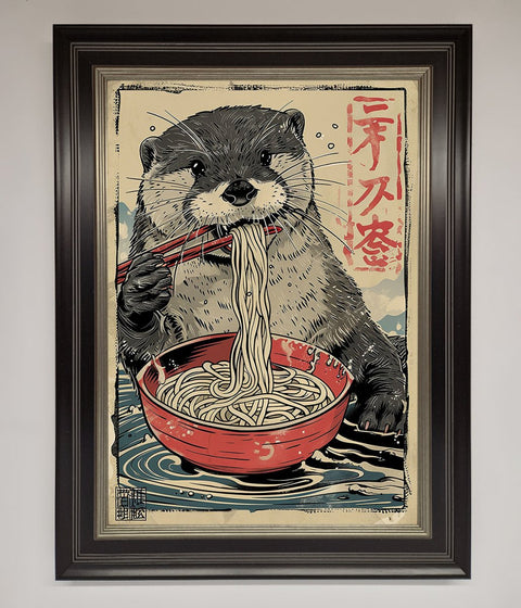 Noodles Otter Framed Wall Art