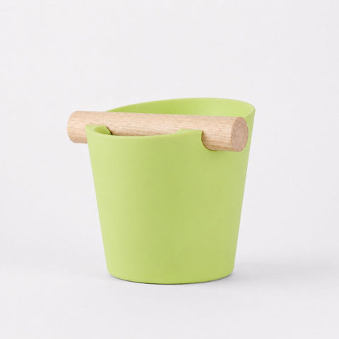 Nordic Espresso Knock Box with Oak Bar