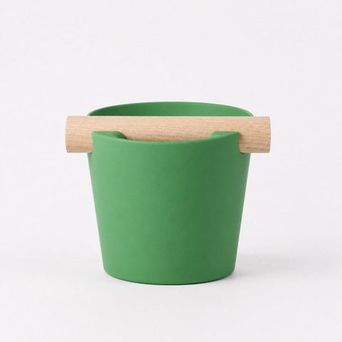 Nordic Espresso Knock Box with Oak Bar