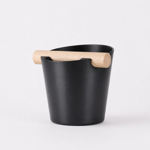 Nordic Espresso Knock Box with Oak Bar