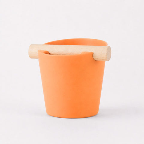 Nordic Espresso Knock Box with Oak Bar