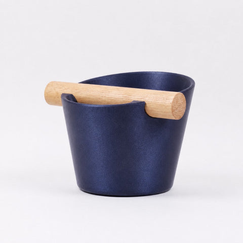Nordic Espresso Knock Box with Oak Bar