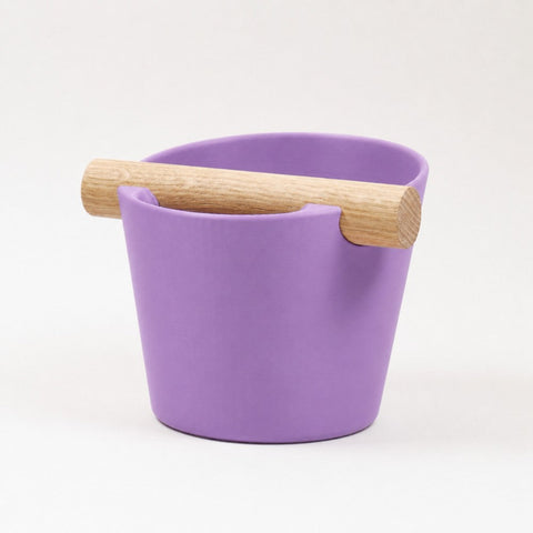 Nordic Espresso Knock Box with Oak Bar