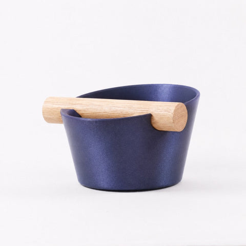 Nordic Espresso Knock Box with Oak Bar