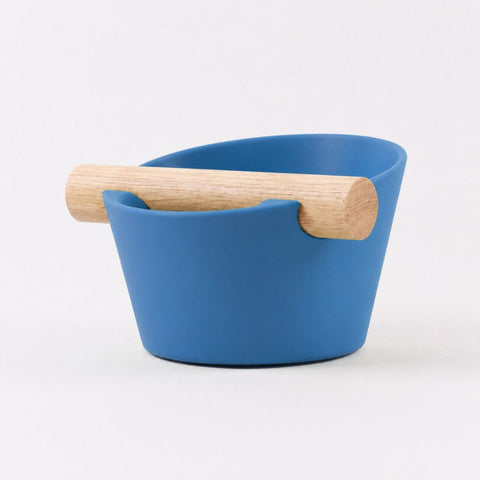 Nordic Espresso Knock Box with Oak Bar