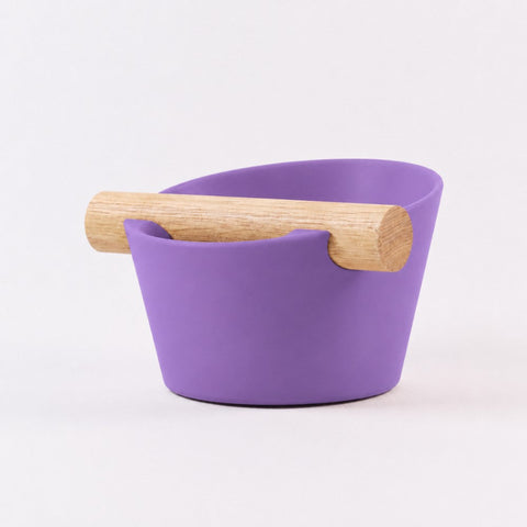 Nordic Espresso Knock Box with Oak Bar