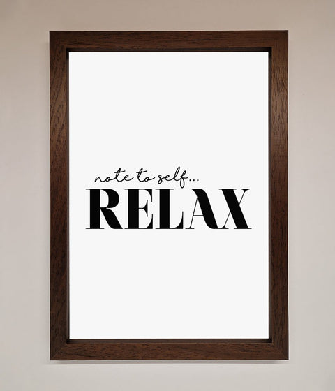 Not to Self Motivational quote Framed Wall Art