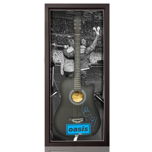 Liam & Noel Gallagher Signed Guitar Display (ACG Cert)