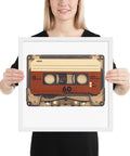 Old Compact Cassette Framed poster
