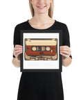 Old Compact Cassette Framed poster
