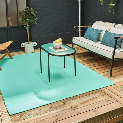 Tapis d'extérieur urbain turquoise | 1000