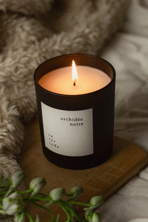 Orchidée Noire Bougie Parfumée