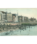 Ostende, Belgium – La Plage et les Grands Hôtels – Postcard 22 Rydal Avenue Blackpool England