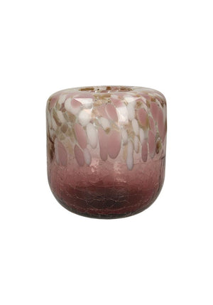 Our Pretty in Pink Hand-Blown Vase
