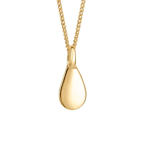 Pendentif en forme de goutte plaqué or uniquement P5226