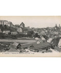Panoramic View of Château and Town of Dieppe, Normandy, France Postcard