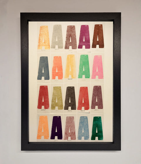 Pantone A Framed Poster